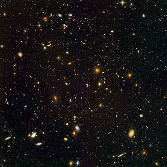 An estimated 10,000 galaxies are revealed in humankind's deepest portrait of the visible universe ever. Photo credit: NASA/ESA/S. Beckwith(STScI) and The HUDF Team. 